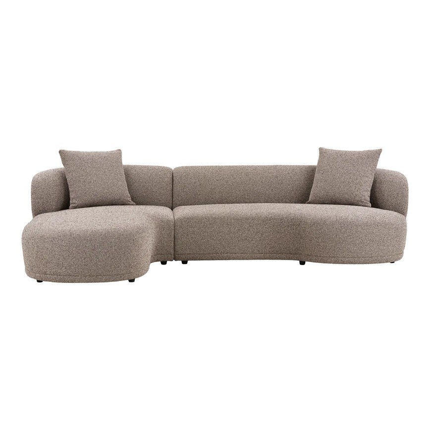 Kingston Lounge Sofa Brunt Stof 294x175 90cm