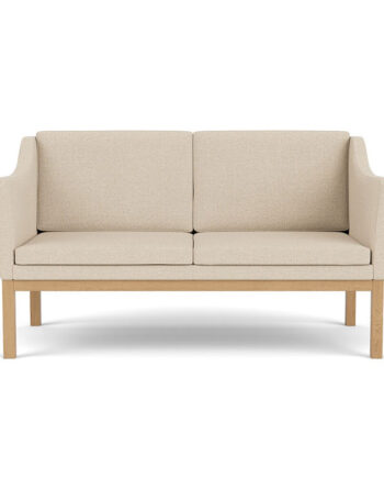 L45 Mk154 Mogens Koch Pers Sofa Beige Stof Egetræsben
