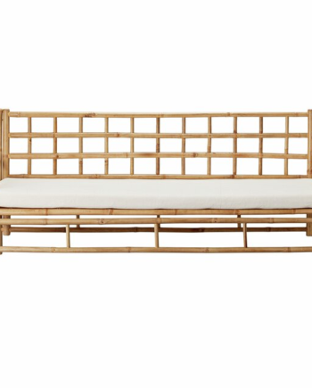 Lene Bjerre Mandisa Loungesofa Bambus Natur Hvid