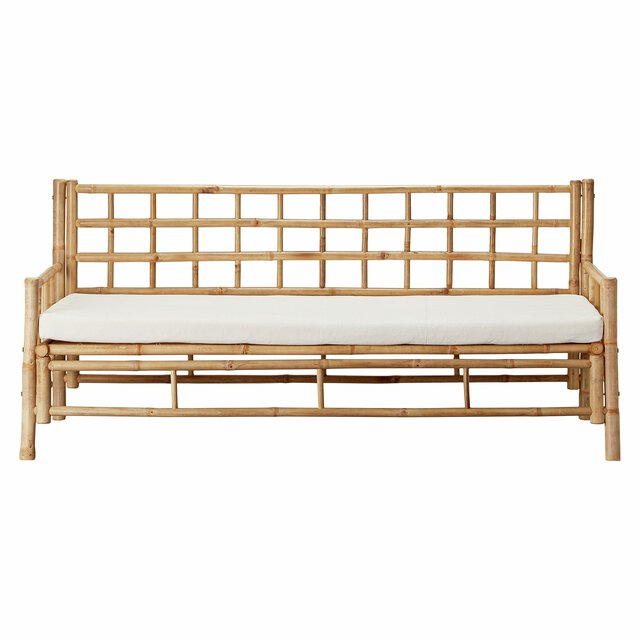 Lene Bjerre Mandisa Loungesofa Bambus Natur Hvid