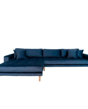 Lido Chaiselong Mørkeblå Velour