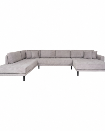 Lido Sofa Lysegrå Eller Olivengrøn Stof Lysegrå