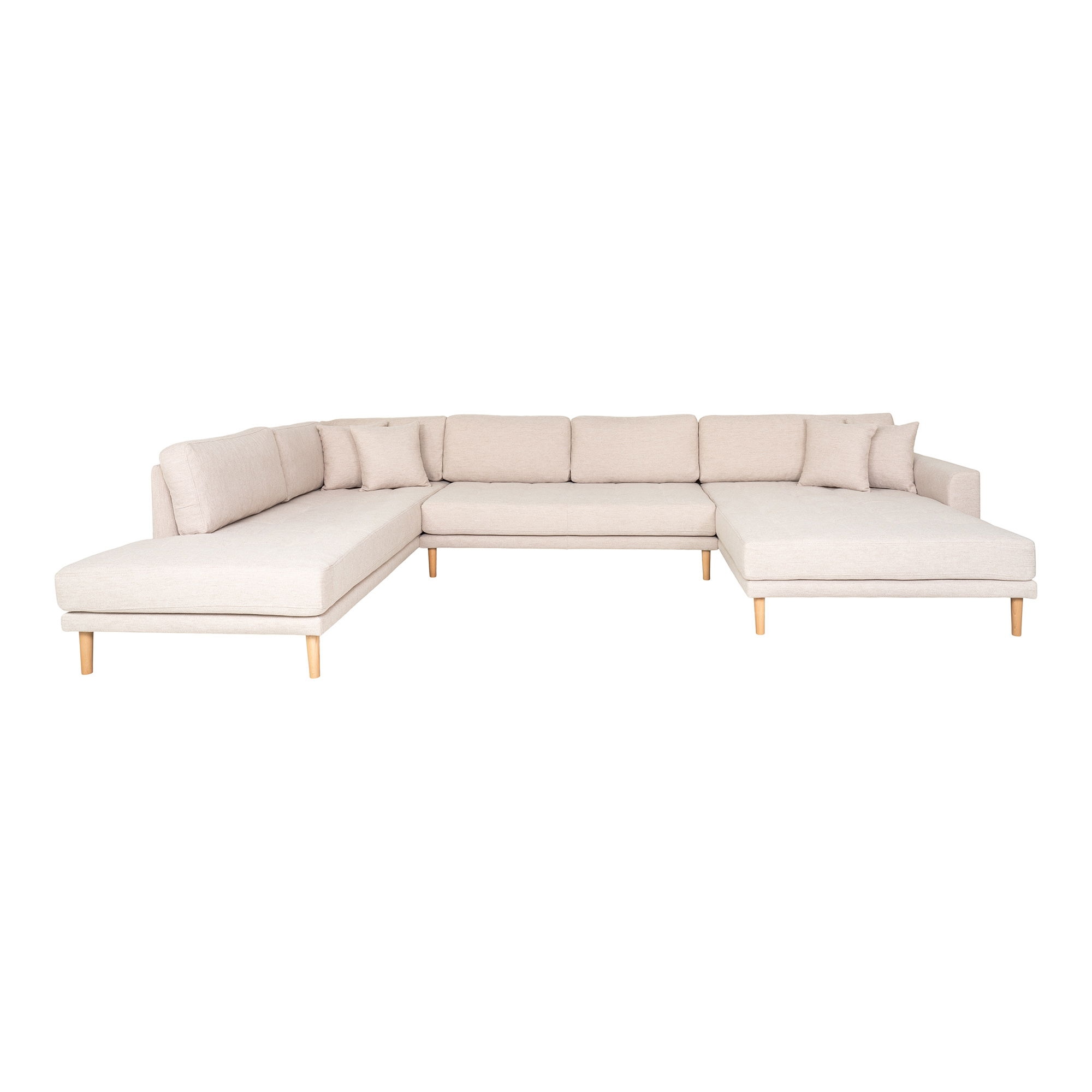 Lido Sofa Sandfarvet Stof