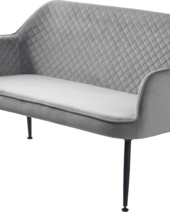 Lounge Sofa Nordique Design Berrie Gråt Fløjl 128