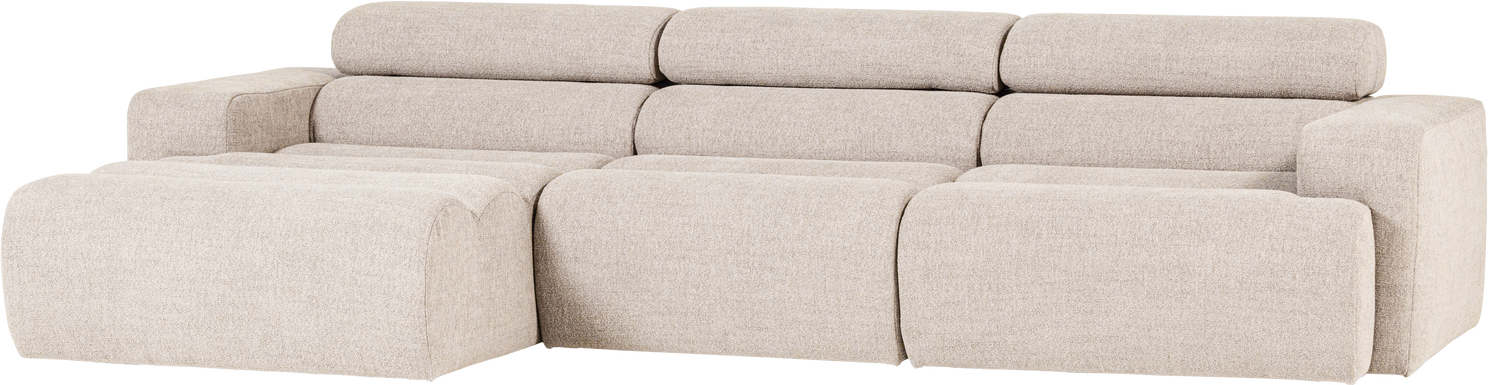 Loungesofa Venstrevendt Chaiselong Woood Novi Boucl Natur 300x173