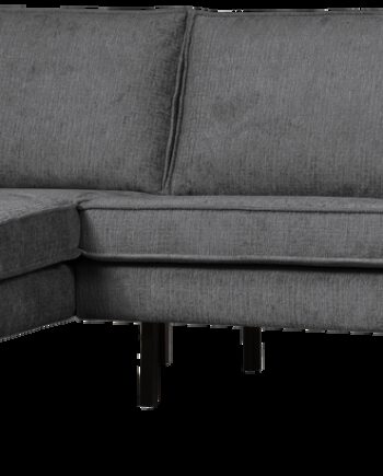 Loungesofa Woood Rodeo Venstrevendt Hjørnesofa 266x213 Mountain Grå Jacquardvævet Chenille