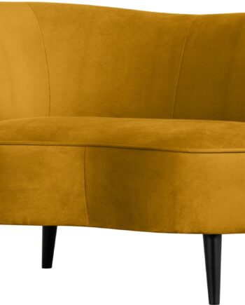 Loungesofa Woood Sara Venstrevendt Hjørnesofa Solgul Polyester 112x81x71