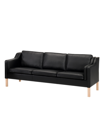 Mh195 Sofa Pers Ege Ben Sort Læder :210