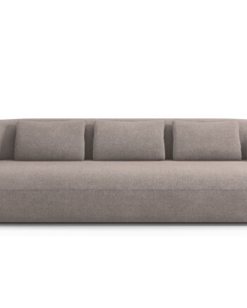 Micadoni Jenny Sofa Sæder Brun Boucl Sort Plast