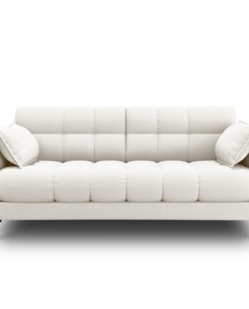 Micadoni Mamaia Sofa Sæder Beige Stof Sort Metal