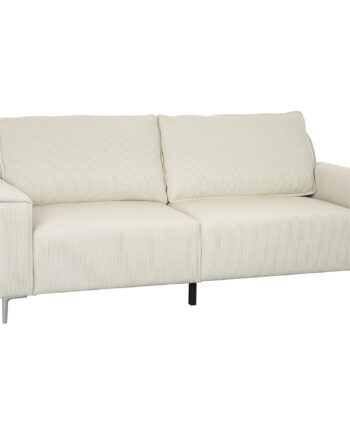 Moderne Personers Sofa Blød Sofa Med Ryghynder Polstret Sofa Til Stue Soveværelse Hjemmekontor Cremehvid