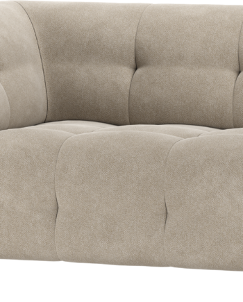Modulær Byg Selv Sofa Woood Louis Personers Venstre Arm Lysegrå Vævet Polyester