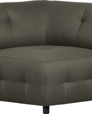 Modulær Hjørneelement Sofa Woood Louis Grøn Vævet Polyester B90xd90xh73