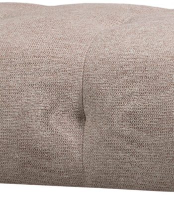 Modulær Sofa Skammel Pouf Woood Louis Lyserød Chenille
