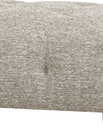 Modulær Sofa Skammel Woood Louis Grov Melange Lysegrå Polyester 43x90x90
