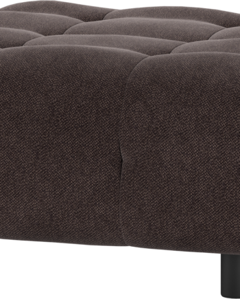 Modulær Sofa Skammel Woood Louis Kaffefarvet Vævet Polyester H43xb90xd90