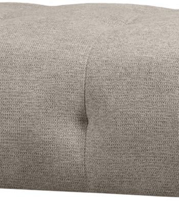 Modulær Sofa Skammel Woood Louis Ottoman Puf Lysegrå Chenille 90x90x43