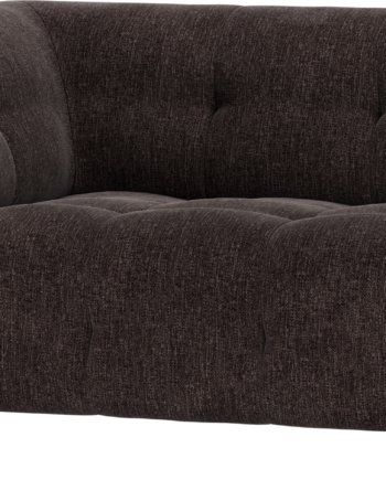 Modulær Sofa Woood Louis Sæders Med Venstre Arm Fladvævet Polyester Kaffe H73xd90xl122