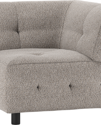 Modulært Sofa Hjørneelement Woood Louis Kaffe Polyester 90x90