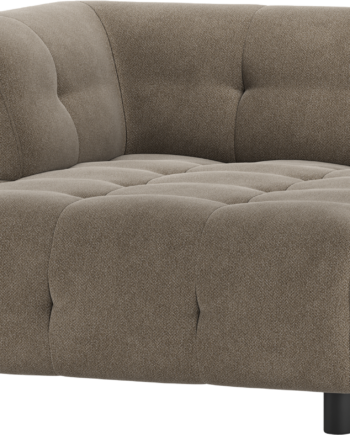 Modulsofa Chaiselong Venstre Woood Louis Lysegrøn Vævet Polyester