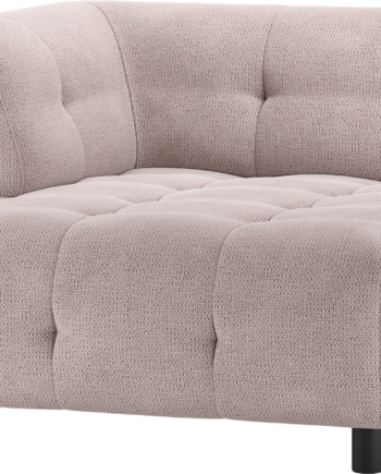 Modulsofa Woood Louis Venstre Chaiselong Lyserød Chenille