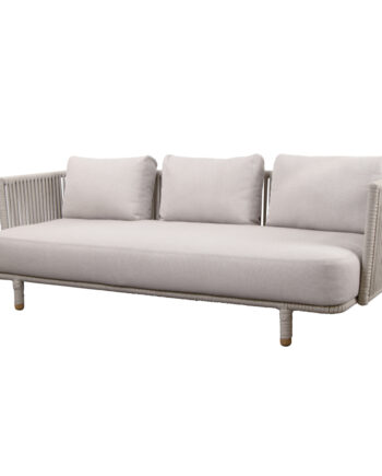 Moments 3pers Sofa Incl Hynde Sand Soft Rope Air Touch Hynde Sand