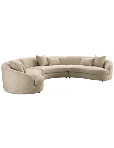 Morena Afrundet Hjørnesofa Polyester 410 220 Creme