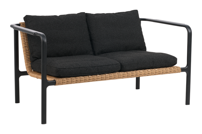 Motty Sofa Sort Loungemøbler Gt Havesofa Brafab Enggården Havemøbler