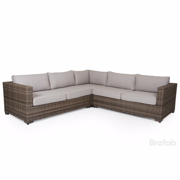 Ninja Hjørnesofa Rustic Loungemøbler Brafab Enggården Havemøbler