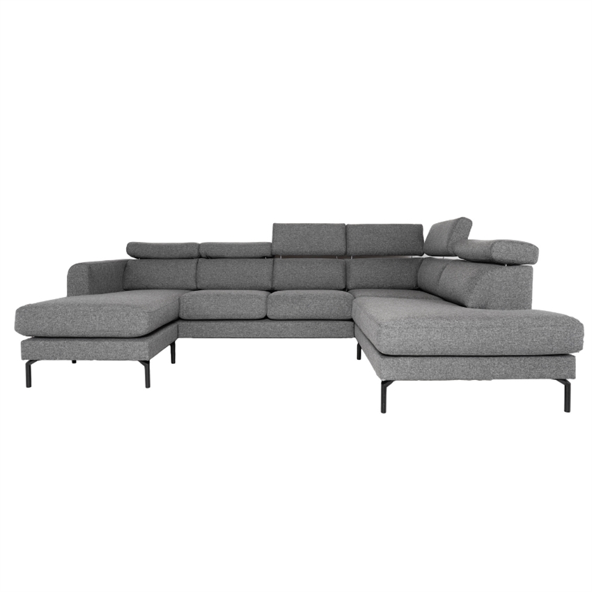 Nordic Design Helsinge Sofa Mørkegråt Stof Venstrevendt 287 150 193  Møbelsalg