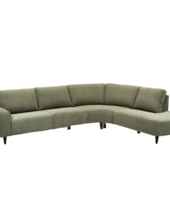 Nordic Design Højrevendt Open End Sofa Hals Sofa Mørkegrøn Stof 301 246  Møbelsalg