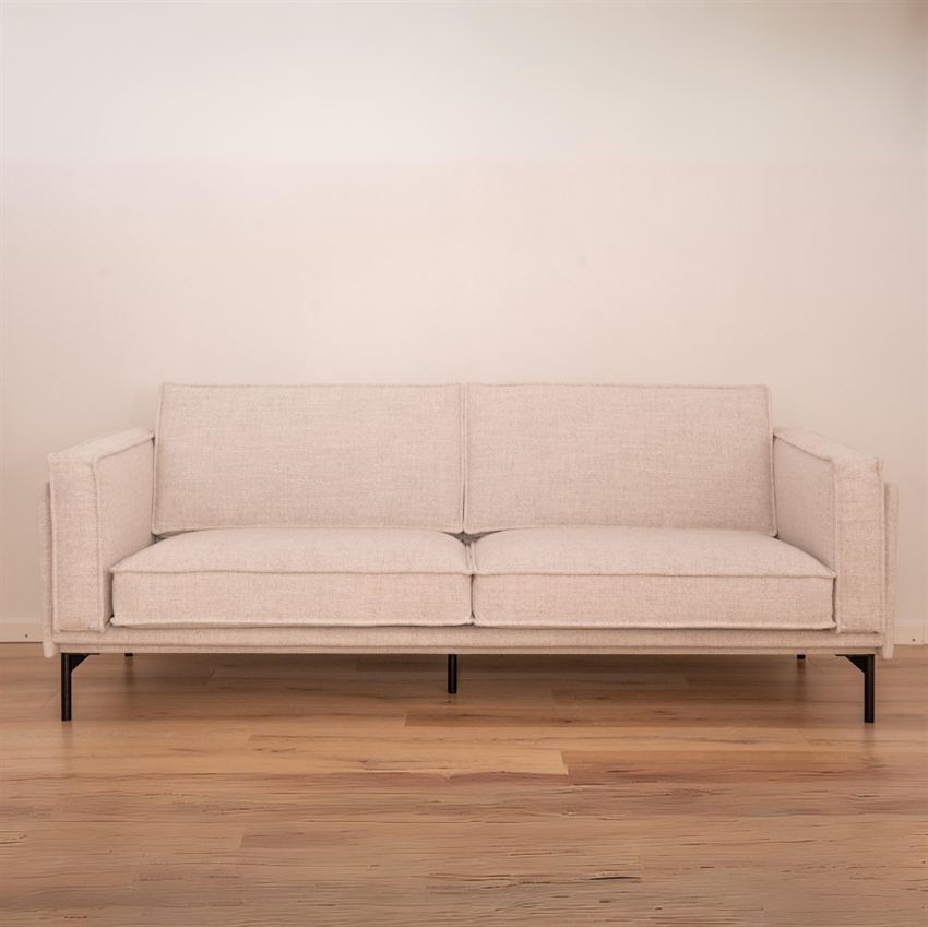 Nordic Design Milano Grå Sofa Personers Sofa Inkl Puf  Møbelsalg