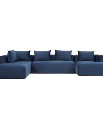 Nordly Cozy Sofa Blå Sofa Chaiselong 365 233  Møbelsalg