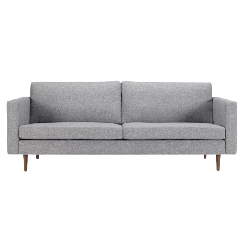 Nordly Linea Personers Sofa Grå Stof 208 Møbelsalg