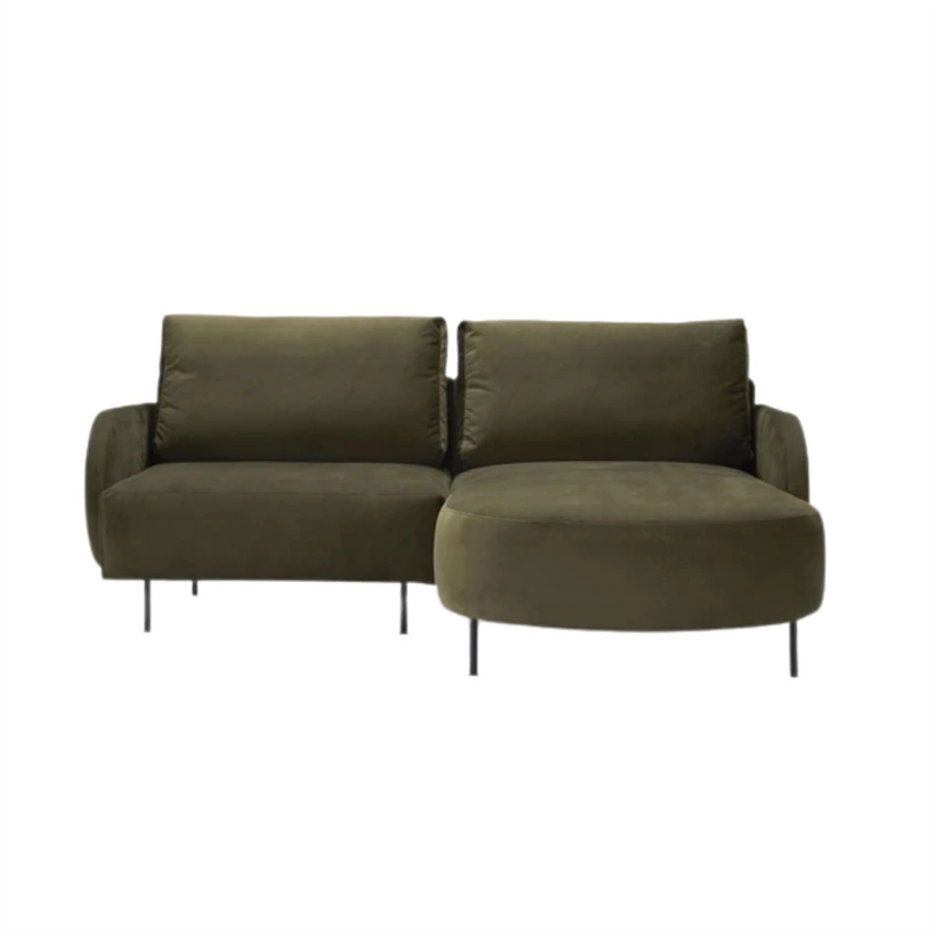 Nordly Nabran Sofa Chaiselong Personers Grøn Sofa 192 186  Møbelsalg
