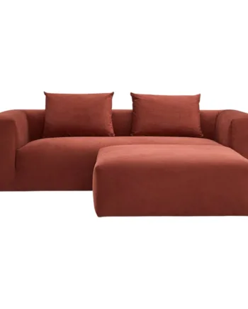 Nordly Sienna Sofa Personers Sofa Rust Stof  Møbelsalg