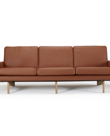 Nordly Valencia Personers Sofa Cognac Læder 216  Møbelsalg