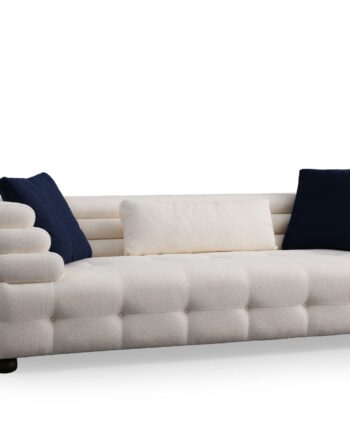 Nordvrk Boston Pers Sofa Hvid Polyester