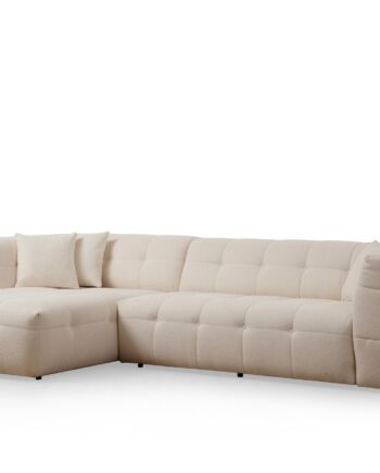 Nordvrk Cady Pers Venstre Hjørnesofa Beige Polyester