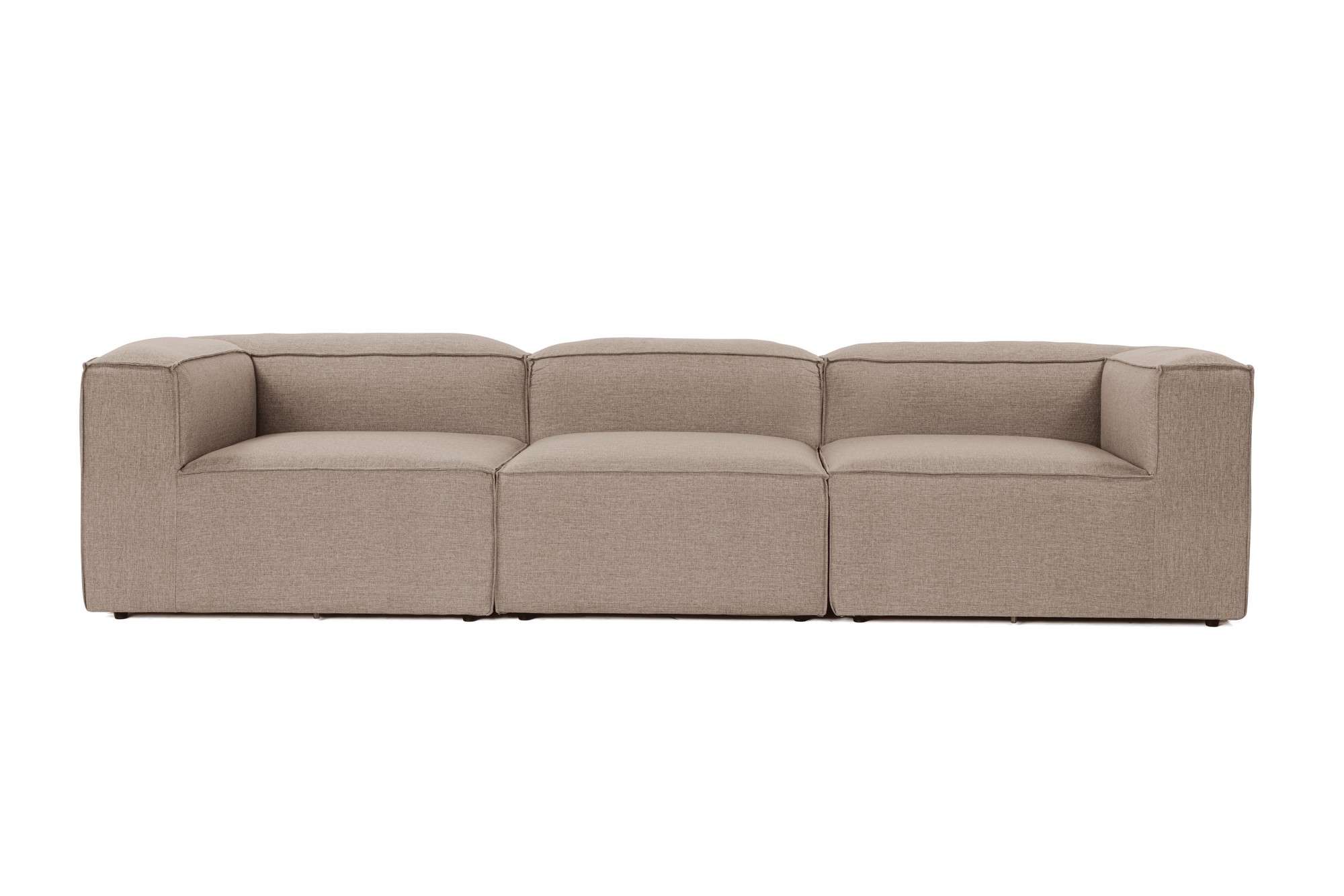 Nordvrk Fora Pers Sofa Brun Hør Plast