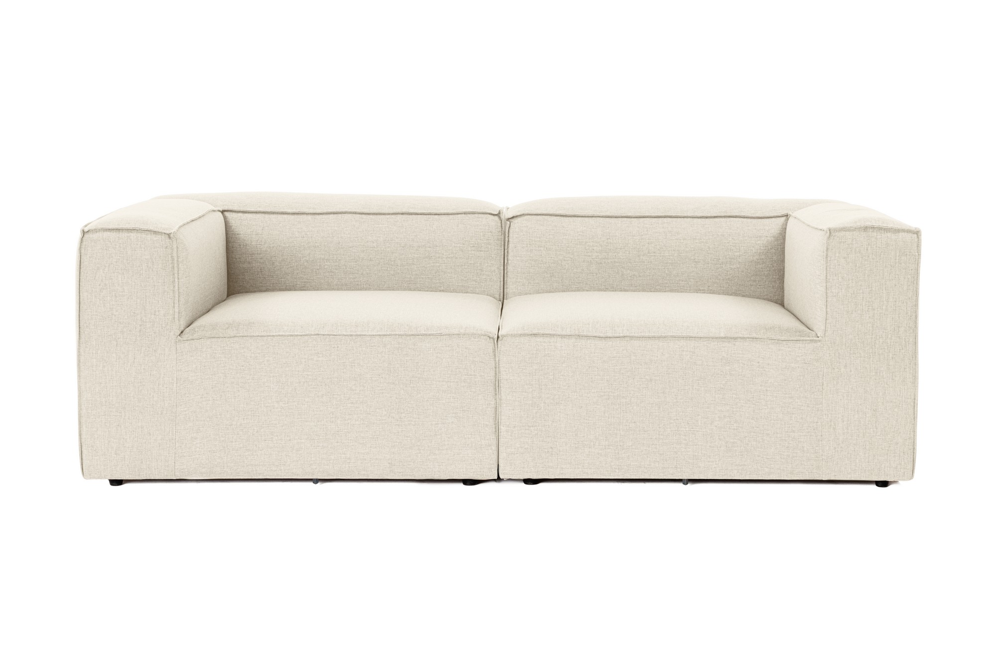 Nordvrk Fora Pers Sofa Ecru Stof Plastik