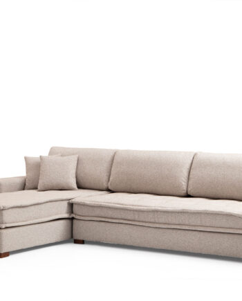 Nordvrk Lena Hjørnesofa Chl Sand Beige Polyester