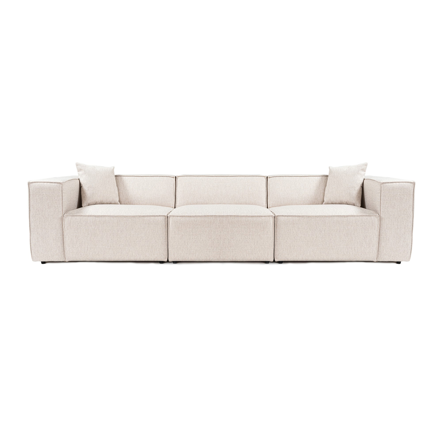 Nordvrk Lora Pers Sofa Lysebrun Stof