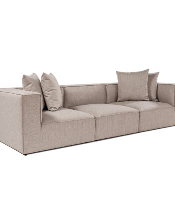 Nordvrk Sora Pers Sofa Sand Beige Stof