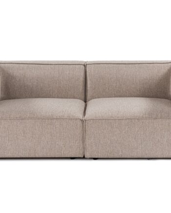 Nordvrk Sora Pers Sofa Sand Beige Stof Plastik