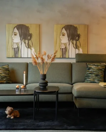 North Living Birgitte Sofa Grøn Modul Sofa Chaiselong  Møbelsalg
