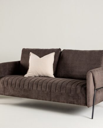 Oban Personers Sofa Brunt Stof