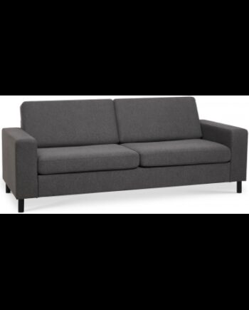 Panset Personers Sofa Polyester B218 D81 Sort Antracit