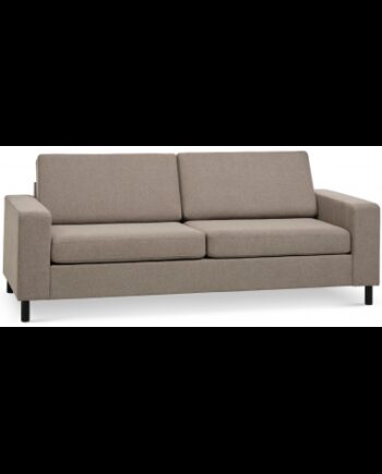 Panset Personers Sofa Polyester B218 D81 Sort Lysebrun