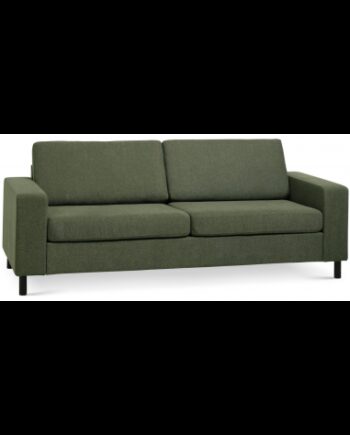 Panset Personers Sofa Polyester B218 D81 Sort Mosgrøn